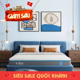 Nệm foam iComfy Coolax massage thoáng mát dày 15cm (BST Ngủ Mát)
