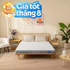 Nệm cao su đa tầng Goodnight Latex Hybrid (Rena) vững chắc, thông thoáng dày 10cm