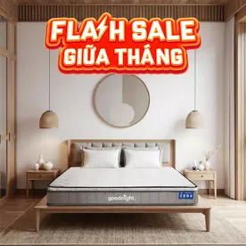 Nệm lò xo Goodnight SleepWave Hybrid (Sleep Wave 4.0) giảm tiếng ồn dày 20cm