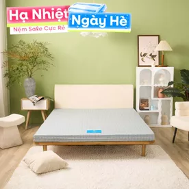 Nệm bông ép Wonjun Pure & Fresh dày 5/9cm gấp 3