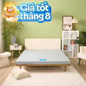 Nệm bông ép Wonjun Pure & Fresh dày 5/9cm gấp 3