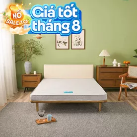 Nệm bông ép cao cấp Wonjun Pure Premium nâng đỡ vững chắc dày 12cm gấp 2