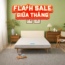 Nệm bông ép cao cấp Wonjun Pure Premium nâng đỡ vững chắc dày 12cm gấp 2