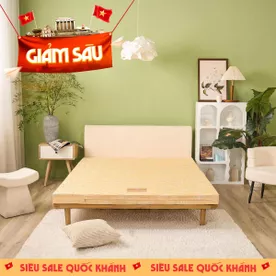 Nệm bông ép Wonjun Pure Carbon kháng khuẩn ưu việt dày 10cm gấp 2