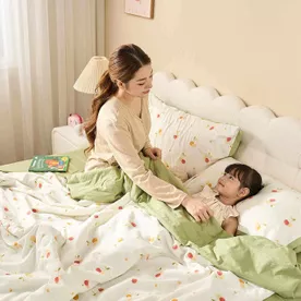 Bộ ga chun vỏ chăn Goodnight Bamboo mềm mại, điều hòa thân nhiệt