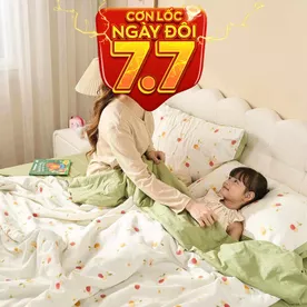 Bộ ga chun vỏ chăn Goodnight Bamboo mềm mại, điều hòa thân nhiệt