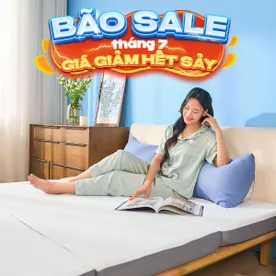 Nệm foam iComfy Fold 3.0 gấp 3 dày 10cm
