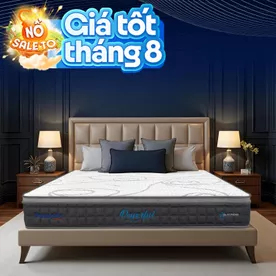 [Mới - Độc quyền] Nệm lò xo túi độc lập 3 vùng Dunlopillo de.Stress Powerful