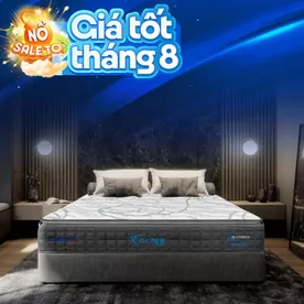 [Mới - Độc quyền] Nệm lò xo song song công nghệ cách ly chuyển động Dunlopillo de.Stress Energy