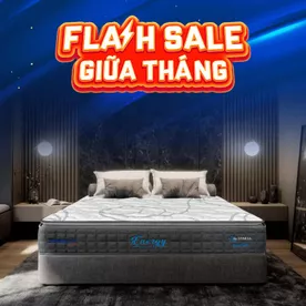 [Mới - Độc quyền] Nệm lò xo song song công nghệ cách ly chuyển động Dunlopillo de.Stress Energy