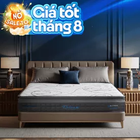 [Mới - Độc quyền] Nệm lò xo độc lập phân 5 vùng nâng đỡ chuyên sâu Dunlopillo de.Stress Release