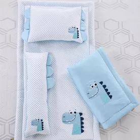 Bộ tấm trải trẻ em đi học Deepsleep Khủng Long TC001