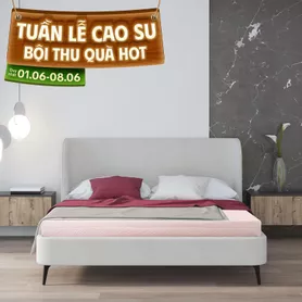 Nệm cao su thiên nhiên Liên Á Classic dày 5/10cm