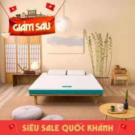 Nệm foam Nhật Bản Aeroflow Standard nâng đỡ cơ thể dày 12cm