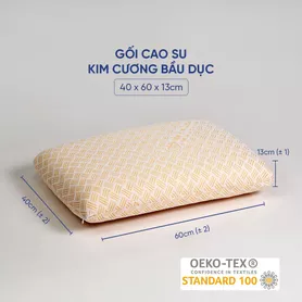 Gối cao su Kim Cương Ovany