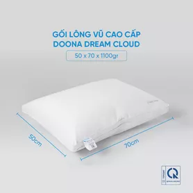 Gối lông vũ Doona Dream Cloud cao cấp siêu êm ái