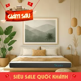Nệm cao su đa tầng Kim Cương Stella dày 15cm