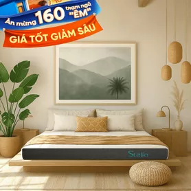 Nệm cao su đa tầng Kim Cương Stella dày 15cm