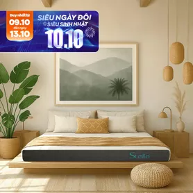 Nệm cao su đa tầng Kim Cương Stella dày 15cm