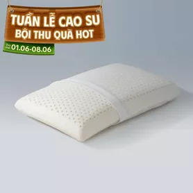 Gối cao su Gummi Cookie 100% thiên nhiên nâng đỡ cổ vai gáy