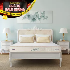 (Xả kho) Nệm lò xo Dunlopillo Joyful dày 28cm