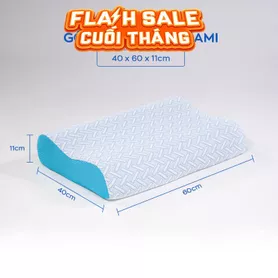 Gối foam Comfy Nami công thái học (BST Ngủ Mát)