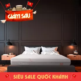 Nệm foam làm mát, kháng khuẩn nâng đỡ 5 vùng Comfy Lux 1.0
