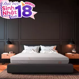 Nệm foam làm mát, kháng khuẩn nâng đỡ 5 vùng Comfy Lux 1.0