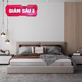Nệm foam Comfy Lux 2.0 cao cấp kháng khuẩn kép dày 22cm