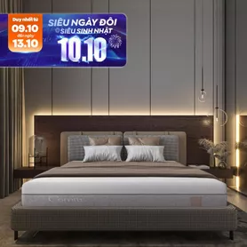 Nệm foam Comfy Lux 3.0 cao cấp tương thích toàn diện dày 25cm