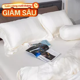Bộ chăn ga Lụa tencel cao cấp Amando Lagom 5 chi tiết