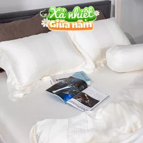 Bộ chăn ga Lụa tencel cao cấp Amando Lagom 5 chi tiết