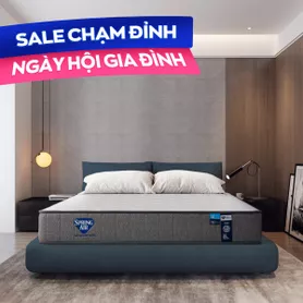 Nệm lò xo Spring Air Back Supporter Firm hỗ trợ nâng đỡ dày 25cm