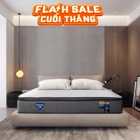 Nệm lò xo Spring Air Back Supporter Firm Plus nâng đỡ làm mát dày 26cm