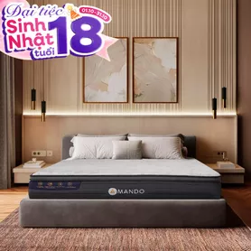 Nệm lò xo làm mát Amando Elite Grand dày 28cm
