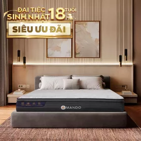Nệm lò xo làm mát Amando Elite Grand dày 28cm