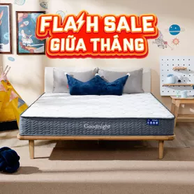 Nệm lò xo Goodnight Magic giá tốt dày 20cm