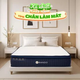 Nệm lò xo Amando Innovation 7 vùng linh hoạt dày 30cm