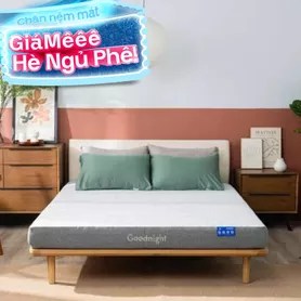 Nệm foam Goodnight Hachi giảm áp lực dày 15cm