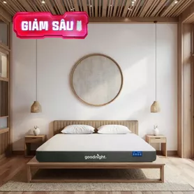 Nệm foam Goodnight Massage 2.0 (Hachi) giảm áp lực dày 15cm