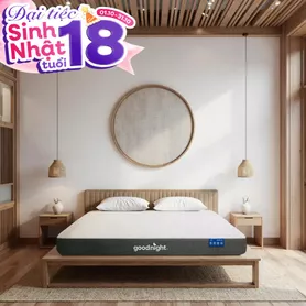 Nệm foam Goodnight Massage 2.0 (Hachi) giảm áp lực dày 15cm