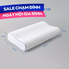 Gối foam Goodnight Nori 1.0 lượn sóng nâng đỡ cổ vai gáy