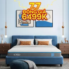 Nệm foam iComfy Coolax massage thoáng mát dày 15cm (BST Ngủ Mát)