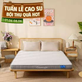 Nệm cao su đa tầng Goodnight Rena vững chắc, thông thoáng dày 10cm