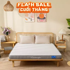 Nệm cao su đa tầng Goodnight Rena vững chắc, thông thoáng dày 10cm