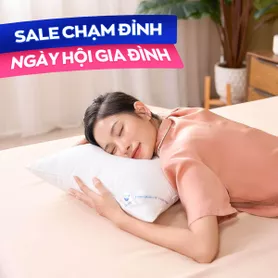 Gối lông vũ nhân tạo Goodnight Mochi siêu êm chuẩn khách sạn 5 sao