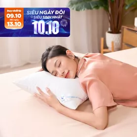 Gối lông vũ nhân tạo Goodnight Mochi siêu êm chuẩn khách sạn 5 sao
