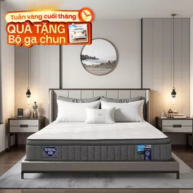 Nệm lò xo Spring Air Back Supporter Firm Cool nâng đỡ làm mát dày 26cm