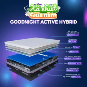 Nệm Foam Goodnight Active Hybrid