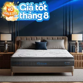 [Mới - Độc quyền] Nệm lò xo độc lập phân 5 vùng nâng đỡ chuyên sâu Dunlopillo de.Stress Release
